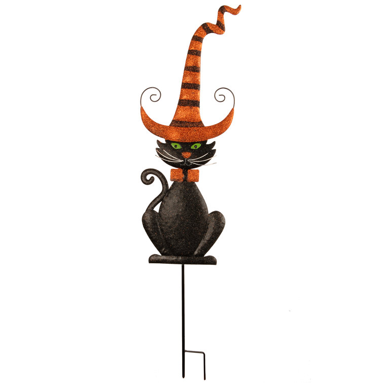 The Holiday Aisle® Halloween Cat Garden Stake & Reviews Wayfair